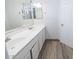 Double vanity bathroom with large mirrors and ample counter space at 1425 S Lindsay Rd # 20, Mesa, AZ 85204