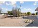 Landscaped backyard with gravel and cacti at 17831 N 130Th Ave, Sun City West, AZ 85375