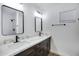 Clean bathroom with a walk-in shower and modern fixtures at 1845 E Hampton Ave, Mesa, AZ 85204