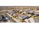 Aerial view of house with pool and mountain views at 19042 W Clinton St, Surprise, AZ 85388