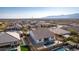 Aerial view of house with pool and mountain views at 19042 W Clinton St, Surprise, AZ 85388