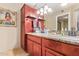 Bathroom with double vanity and granite countertop at 19410 N 77Th Dr, Glendale, AZ 85308