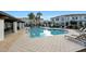 Clean lines and refreshing blue water in community pool at 2477 W Market Pl # 55, Chandler, AZ 85248