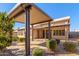 Patio area with pergola and landscaping at 4213 E Stanford Ave, Gilbert, AZ 85234