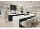 Modern kitchen with marble island and high-end appliances at 4942 N Ascent Dr, Scottsdale, AZ 85251