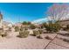 Landscaped backyard with gravel and shrubs at 5077 S Barley Way, Gilbert, AZ 85298