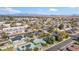 Wide neighborhood shot showing surrounding houses and mountains at 8344 E Indianola Ave, Scottsdale, AZ 85251