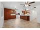 Modern kitchen with wood cabinets and granite countertops at 8344 E Indianola Ave, Scottsdale, AZ 85251