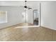 Main bedroom with tile flooring and access to the ensuite bathroom at 9023 W Hubbell St, Phoenix, AZ 85037