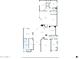 Detailed floor plan showcasing the layout of the home's bedrooms, bathrooms, kitchen, living spaces, and garage at 10410 N 74Th Pl, Scottsdale, AZ 85258