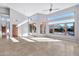 Spacious living room with tile floors and views to the pool at 10410 N 74Th Pl, Scottsdale, AZ 85258