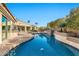Stunning kidney-shaped pool and spacious backyard at 10410 N 74Th Pl, Scottsdale, AZ 85258