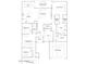 Detailed floor plan showcasing the home's layout, including bedrooms, bathrooms, and living spaces at 10501 W Swayback Pass, Peoria, AZ 85383