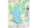Lake Pleasant Regional Park Map displaying recreational spots, trails, and lake levels at 10501 W Swayback Pass, Peoria, AZ 85383