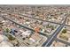 Aerial view of a well-planned neighborhood, highlighting community layout and landscaping at 14701 W Sentinel Dr, Sun City West, AZ 85375