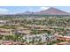 Aerial view showcasing the community and surrounding mountain views at 1501 N Miller Rd # 1003, Scottsdale, AZ 85257