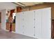 Garage with built-in storage cabinets at 15809 N Bowling Green Dr, Sun City, AZ 85351