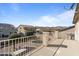 Outdoor patio overlooking the backyard with nice views of the surrounding neighborhood and mountains at 18017 W Desert Ln, Surprise, AZ 85388