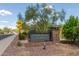 Attractive Crooked Stick community sign surrounded by desert landscape and native vegetation at 42017 N Crooked Stick Rd, Anthem, AZ 85086