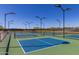 Well-maintained pickleball courts, ready for a fun and active game with friends and neighbors at 42017 N Crooked Stick Rd, Anthem, AZ 85086
