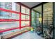 Private balcony with red metal railings and city views at 4808 N 24Th St # 305, Phoenix, AZ 85016