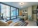 Bright bedroom with large windows and city views at 4808 N 24Th St # 305, Phoenix, AZ 85016