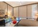 Bedroom with city view and large window coverings at 4808 N 24Th St # 305, Phoenix, AZ 85016