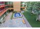 Modern courtyard with fountain and landscaping at 4808 N 24Th St # 305, Phoenix, AZ 85016