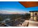 Balcony with seating and panoramic city views at 5419 E Valle Vista Rd, Phoenix, AZ 85018