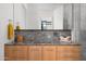 Elegant bathroom with a terrazzo countertop and modern vanity at 5419 E Valle Vista Rd, Phoenix, AZ 85018