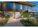 Modern home exterior with unique architectural details at 5419 E Valle Vista Rd, Phoenix, AZ 85018