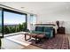 Main bedroom with city views and private balcony access at 5419 E Valle Vista Rd, Phoenix, AZ 85018
