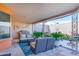 Cozy covered patio with comfortable seating, perfect for outdoor relaxation and entertaining at 7844 E Coolidge St, Scottsdale, AZ 85251