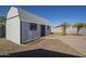 Large storage shed with barn style doors at 1038 E Carson Dr, Tempe, AZ 85282