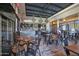 Community bar with rustic decor and seating at 18125 W Acacia Dr, Goodyear, AZ 85338
