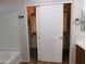 Spacious bathroom closet with sliding doors at 21963 W Gardenia Dr, Buckeye, AZ 85326