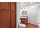 Bathroom with single vanity and bathtub at 2989 N 44Th St # 1004, Phoenix, AZ 85018