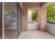 Private patio with sliding glass door access at 2989 N 44Th St # 1004, Phoenix, AZ 85018