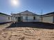 Construction of a backyard view with scaffolding, promising a private outdoor space in progress at 4509 S 95Th Dr, Tolleson, AZ 85353