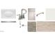 Bathroom features; modern vanity, brushed nickel hardware, and tile flooring at 46820 W Cansados Rd, Maricopa, AZ 85139