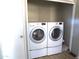 Stackable washer and dryer in a spacious laundry closet at 7419 E Abilene Ave, Mesa, AZ 85208