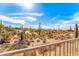 Expansive desert view from balcony showcasing the natural beauty of the surrounding landscape at 9523 E Sandy Vista Dr, Scottsdale, AZ 85262