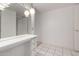 Vanity area with a mirror and three drawers at 9719 W Newport Dr, Sun City, AZ 85351