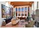 Bright and airy living room with beamed ceilings and an abundance of natural light at 10801 E Happy Valley Rd # 102, Scottsdale, AZ 85255