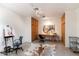 Bright office with built-in storage, a large workspace, and a streamlined aesthetic at 10801 E Happy Valley Rd # 102, Scottsdale, AZ 85255