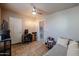 Home office with desk, chair, and ample storage space at 17200 W Bell Rd # 873, Surprise, AZ 85374