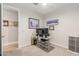 Home office with standing desk and built in storage at 2038 E Dry Wood Rd, Phoenix, AZ 85024