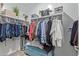 Spacious walk-in closet with ample hanging space and shelving at 2038 E Dry Wood Rd, Phoenix, AZ 85024