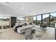 Comfortable living room with mountain views and modern furnishings at 4451 E Joshua Tree Ln, Paradise Valley, AZ 85253