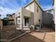 Spacious backyard area with covered patio, partial fence at 6455 W Orchid Ln, Glendale, AZ 85302